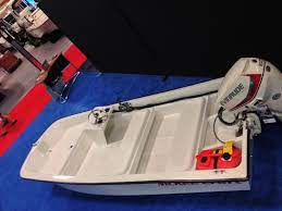 Mckee Craft Classic 14 Boat With Side Console And Two Bench Seats Mckee Boat Model Boats