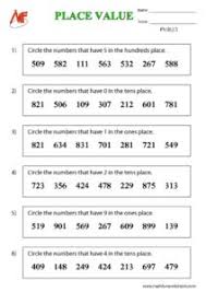 3 digit place value worksheets printable math worksheets