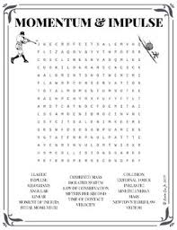 The momentum of a 3000 kg truck is 6.36 × 104kg·m/s. Momentum Impulse Word Search Worksheet Puzzle By Mrworksheet Tpt