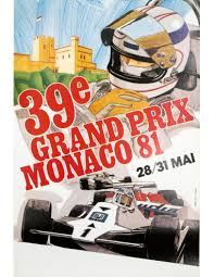 On this page you will find our offerings on original, vintage monaco grand prix posters and program booklets. Grand Prix Of Monaco 1981 Poster On Linen Excellent By Michael Turner