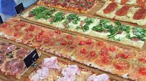 stretch roman pizza recently opened its doors on abbot street in gastown and like their name says they specialize in roman style p romans pizza pizza dishes