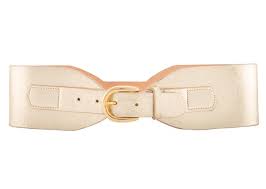 Shop with afterpay on eligible items. Lina Metallic Gold Wide Waist Belt Black Brown London