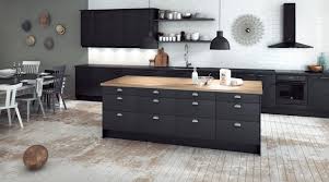 Pour rendre plus conviviale une cuisine ouverte sur le salon ou la salle a manger lilot central est le candidat ideal. Cuisine Noire 28 Idees De Design Contemporain Formidable