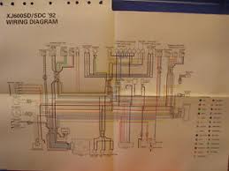 Free yamaha motorcycle service manuals for download. Nos Yamaha Factory Wiring Diagram 1992 Xj600 Sd Xj600 Sdc Ebay