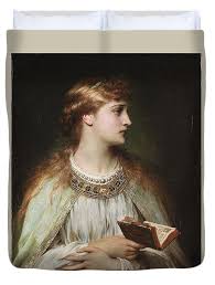 Ofelia Zip Pouch by Thomas Francis Dicksee