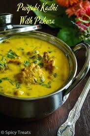 Spicy Treats Punjabi Kadhi Pakora Punjabi Kadhi With Pakora Punjabi Recipes North Indian Recipes Indian Food Recipes Indian Food Recipes Vegetarian