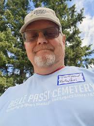 Today I and fellow Belle Passi Cemetery people attended this talk and  demonstration at Rock Creek Cemetery north of Canby, We leaned how to  properly clean grave markers using D2 spray. Also