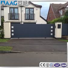 When it comes to design like trackless auto gates, the property owners must take the amount of space with the bundle of options available to the modern properties, finding the correct type of gate for your. China House Aluminium Fence Gate Design Steel Automatic Sliding Gate China Sliding Gate Aluminium Glass Door