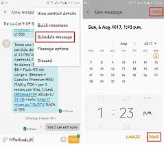 No longer are you stuck with the stock messaging app; Android Schedule Text Message