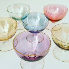 Vintage 6er Set Glaser Cocktailglaser Glas Glasses Mid Etsy Glas Cocktailglas Vintage