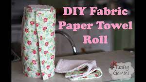 Step by step instructions so that you can make your own for a. Fabric Paper Towel Roll Diy Tutorial Youtube