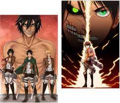 The race of giants leads to the suspension of human evolution, which can be made to hide attack on titan colored manga, shingeki no kyojin colored manga. Anime Posters For Room Wall Attack On Titan Posters Manga Posters 18 Inches X 12 Inches Set Of 2 Posters Paper Print Movies Art Paintings Tv Series