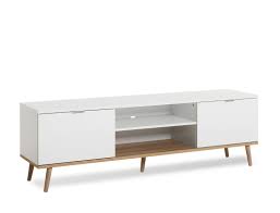 Ebenfalls aus eiche gefertigt sind praktische badezimmermöbel oder regale in unterschiedlichen formen. Tv Board Malmo 55 Weiss Sonoma Eiche 160x50x40 Cm Lowboard Tv Schrank Expendio