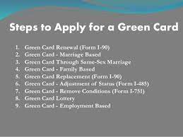 Getting a green card means you have been authorized to live and work in the united states on a permanent basis. How To Apply For A Green Card