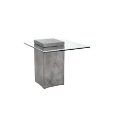 Grange End Table Anthracite Grey With Images Modern End Tables End Tables Concrete Coffee Table