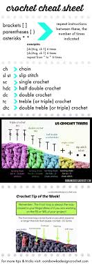 Jul 08, 2021 · the basic granny square motif is worked from the center out in joined rounds. Crochet Cheat Sheet Oombawka Design Crochet