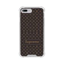 Maybe you would like to learn more about one of these? Classic Louis Vuitton Brown Monogram X Supreme Logo Iphone 8 Plus Clear Case Caseformula