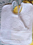 Using towels or fabric scraps make baby bibs an economical choice to make as a baby gift or shower gift. Baby Cross Stitch Pattern By Rico Design