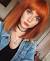 Black Dark Orange Hair