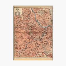 Awesome modern phuburg city map in minecraft! Map Of Austria Wall Art Redbubble