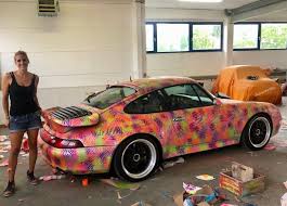 Art Car Porsche Pop Art Frankfurt