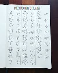 I Ve Made A Faux Calligraphy Cheat Sheet I Used The Tutorials By Gofontyourself Thank You And It Makes This L Huruf Tulis Tangan Jenis Huruf Tulisan Huruf