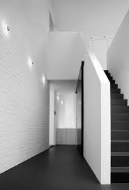 Black And White Bricks Wall Design Pin By Maxime Leroy Tullie On Foyer Corridor White Brick Walls Industrial Loft Design Hotel Interior Design