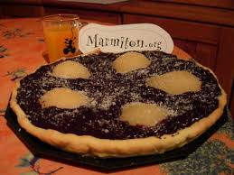 Tarte Aux Poires Chocolat Et Noix De Coco Recette En 2020 Poire Au Chocolat Tarte Aux Poires Tarte Chocolat Poire