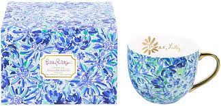 Plus, check out the host picks for a curated selection of items. Amazon Com Lilly Pulitzer Gold Handle Ceramic Mug 12 Ounce Blue Coffee Cups Mugs