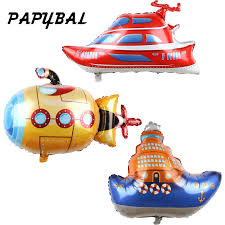 Sai muito caro ser marítimo em portugal. 50 Uds Globos De Papel De Aluminio Para Barco Submarino Barco Pirata De Dibujos Animados Globos De Aluminio Para Transporte Maritimo Suministros Para Tematica De Fiesta Y Cumpleanos Globos Globos Y Accesorios
