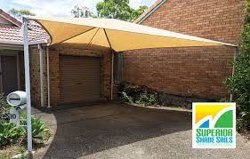 Sail Shade Replacement In Eight Mile Plains Brisbane Carport Replacement Shade Sail Hyp Ridge Structure Shade Sail Installation Shade Sail Front Yard