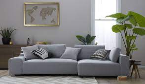 Quatro 3 Seater Chaise Fabric Lounge Focus On Furniture Furniture Lounge Sofa Value Furniture