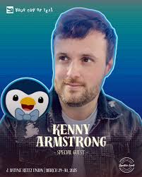 Our next special guest is Kenny Armstrong! 🐊✨️ Kenny is an  actor/streamer/remote voice actor that has had experience with animation,  audio dramas, dubbing and video game work since 2021. He is excited