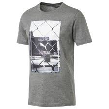 puma photoprint t shirt men s foot locker mens tshirts mens shirts shirts grey