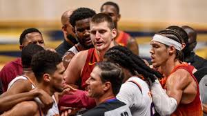 Shirts on sale now.click here to buy. Nikola Jokic S Brothers Looked Ready To Fight The Phoenix Suns During Jokic S Game 4 Ejection