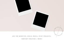 Download Square Polaroid Mockup Bundle Psd Craved Years Designer Realistic Mockup Branding Mockups Online Design
