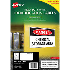 They say that there are no printing instructions. Avery Heavy Duty Labels 21 Per Sheet Labl5692 Cos Complete Office Supplies