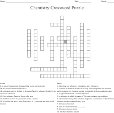 Check spelling or type a new query. Chemistry Review By Elise C Crossword Wordmint