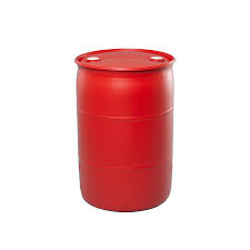 These plastic drums are lightweight, yet durable. 55 Gallon Red Tight Head Plastic Drum Illing Company