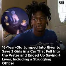 Teen saves four lives in river rescue