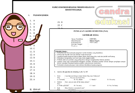 Soal bahasa inggris kelas 8 semester 2 kurikulum 2013 revisi 2017. Soal Uas Bahasa Inggris Kelas 8 Semester 1 Dan Kunci Jawaban Teori Dan Soal