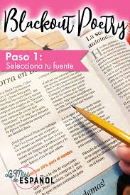 Resultado de imagen para Blackout poetry