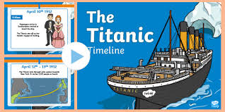 The Titanic Order Of Events Timeline Presentation Titanic