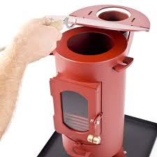 The Traveller Stove In Mojave Red A Portable Multi Fuel Stove Camping Stoves Outdoor Wood Burner Camping Stove Wood Burner