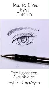 How To Draw The Eyes Step By Step For Beginners Free Printable Pdf 2020