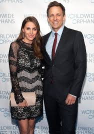 Host of late night with seth meyers, weeknights at 12:35 on nbc. Seth Meyers And New Wife Alexi Ashe Prove They Re One Wacky Couple Seth Meyers New Wife Seth