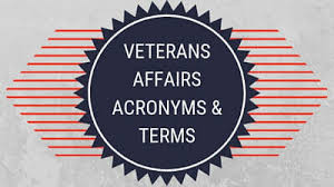 Veterans Affairs Acronyms Terms