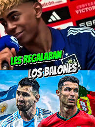 loss #balondeoro de #messi y #cristianoronaldo soob regalados afirmo  #lamineyamal