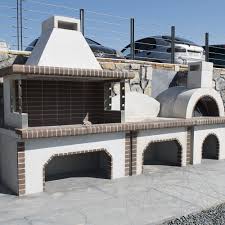 Gratar de gradina din caramida cu soba incastrata. Gratar Gradina Harmony Chocolate Mare Placat Cu Caramida Refractara Piatraonline