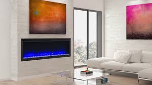 R.w.flame 36 inch recessed and wall mounted electric fireplace, ultra thin ad low noise, fit for 2 x 4 and 2 x 6 stud, remote control with timer,touch screen,adjustable flame color and. Simplifire Allusion Platinum Electric Fireplace Youtube